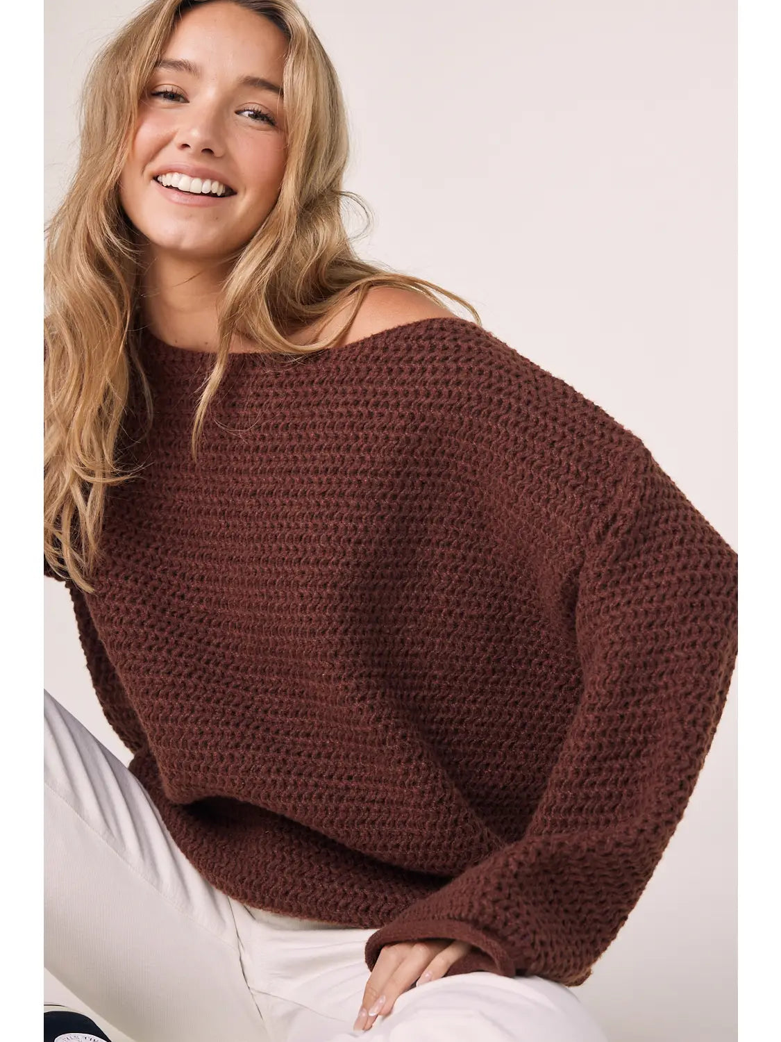 Chocolate Hive Cozy Sweater