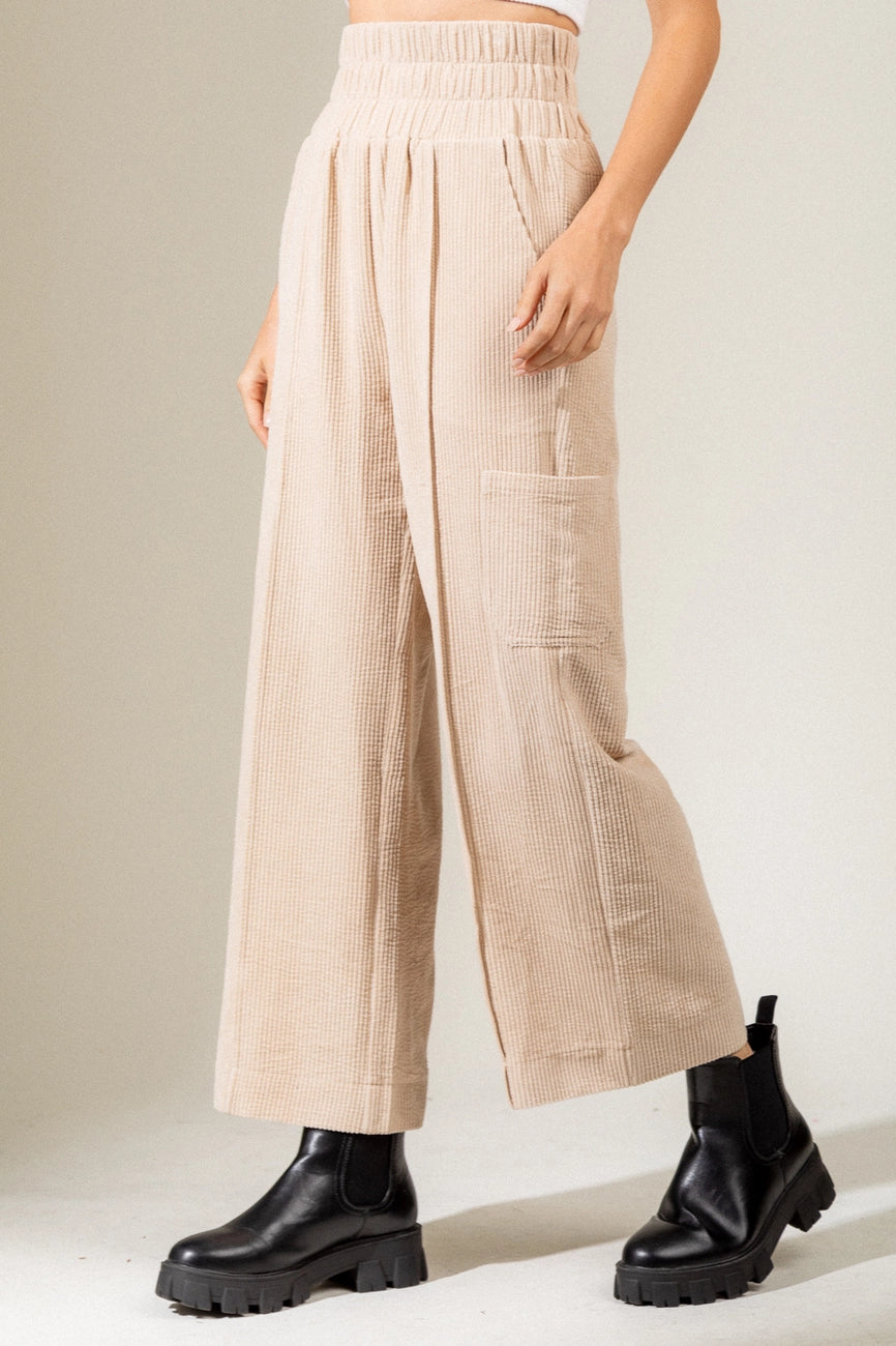 Velvet Breeze Palazzo Trousers