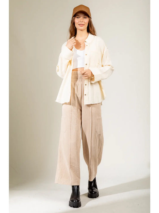 Velvet Breeze Palazzo Trousers